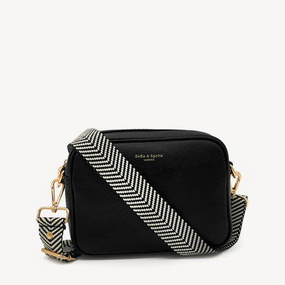 Black & White Chevron Strap