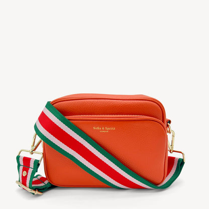 Red, Pink & Green Stripe Strap
