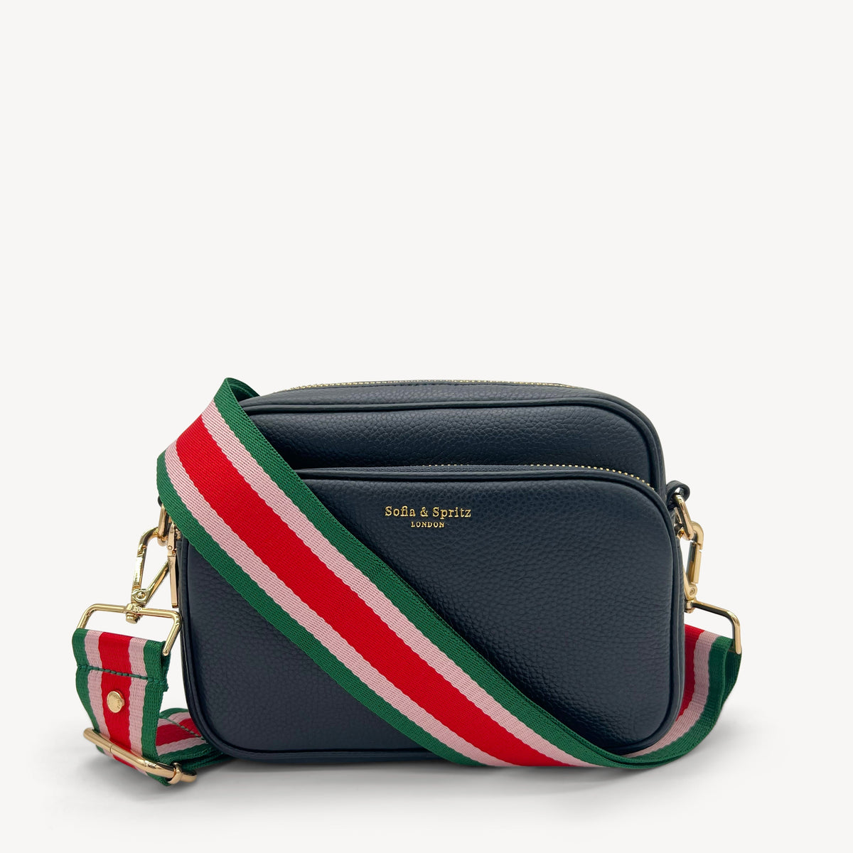 Red, Pink & Green Stripe Strap