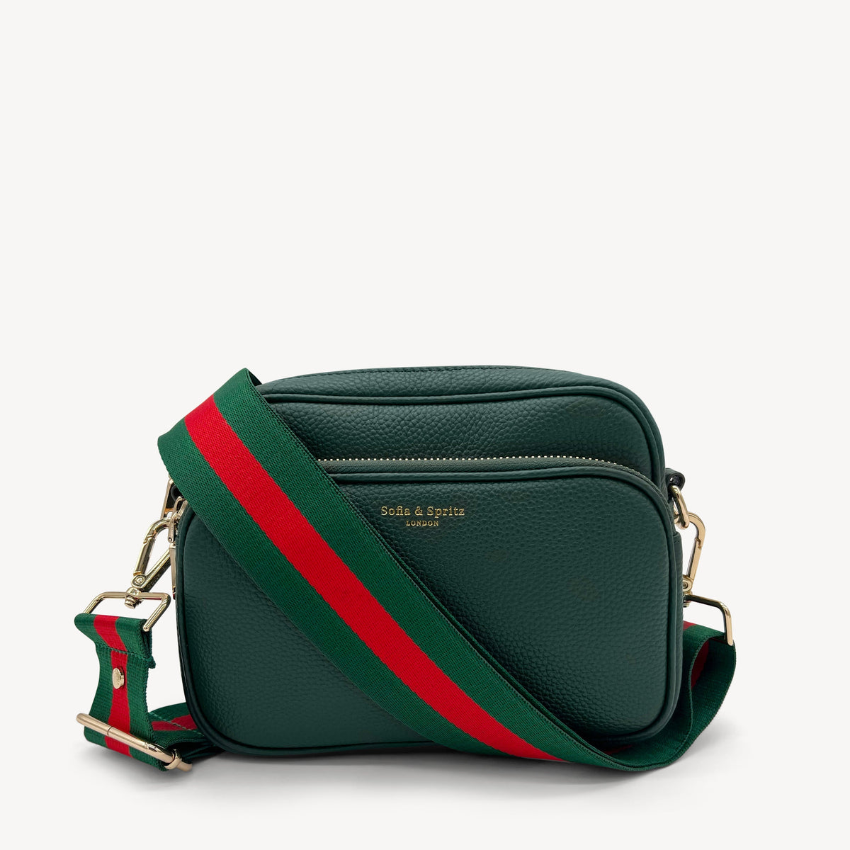 Green & Red Stripe Strap