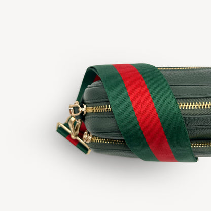 Green & Red Stripe Strap
