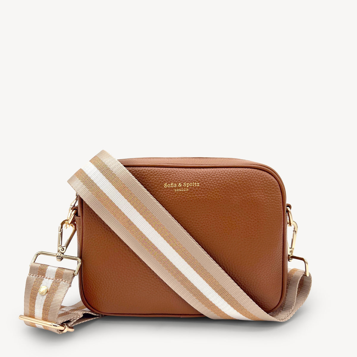 Champagne & Rose Gold Stripe Strap