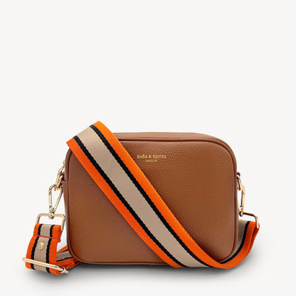 Orange, Tan & Black Stripe Strap