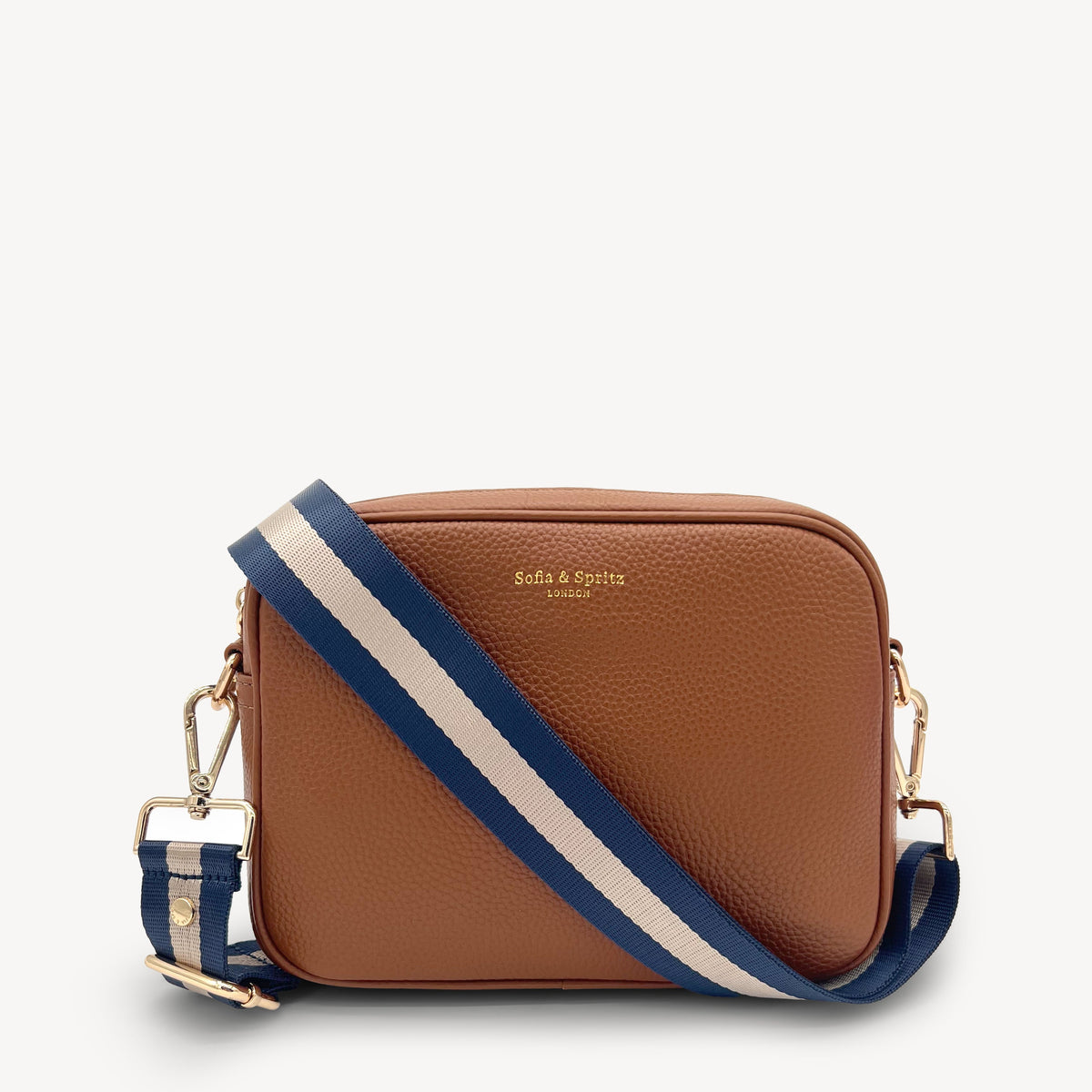 Navy & Gold Stripe Strap