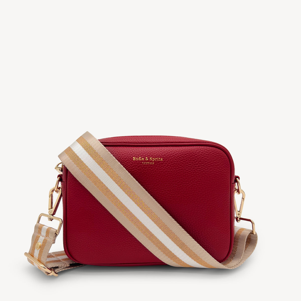 Champagne & Rose Gold Stripe Strap