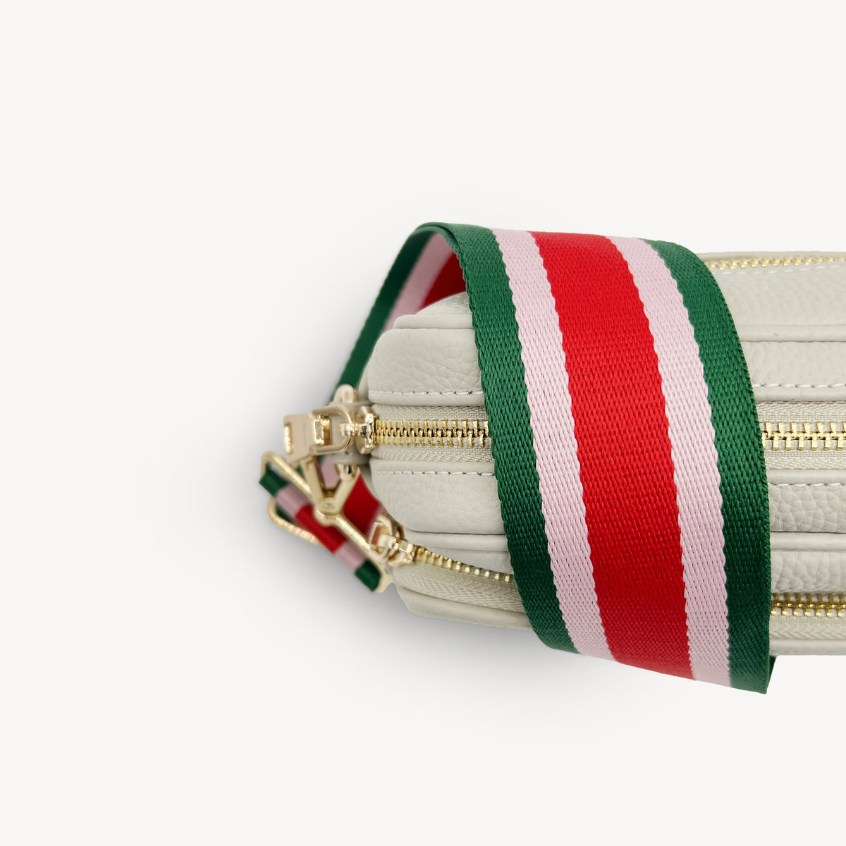 Red, Pink & Green Stripe Strap