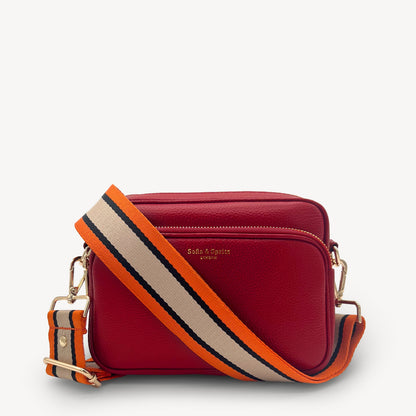 Orange, Tan & Black Stripe Strap