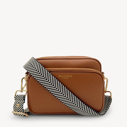 Black & White Chevron Strap