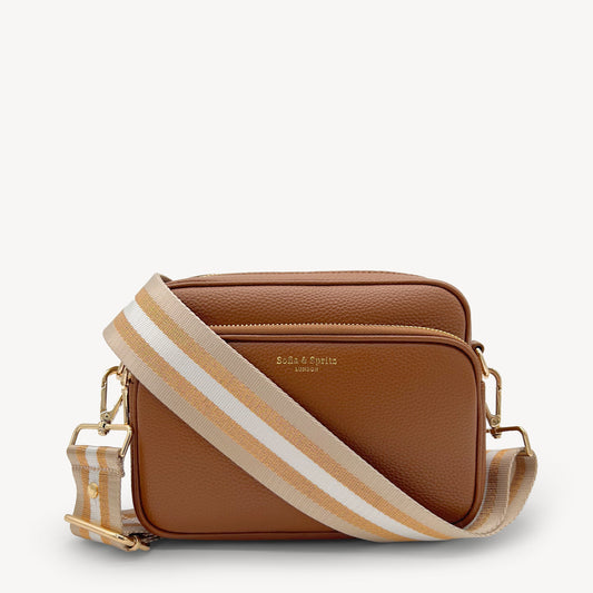 Champagne & Rose Gold Stripe Strap