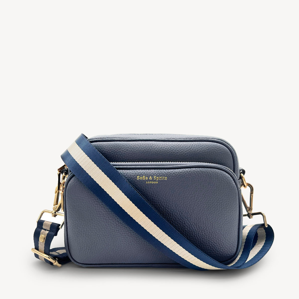 Navy & Gold Stripe Strap