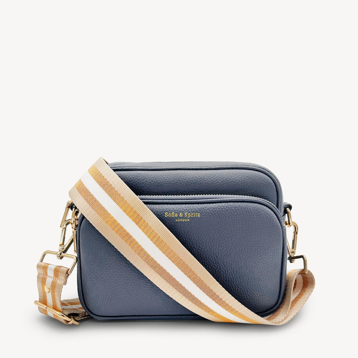 Champagne & Rose Gold Stripe Strap