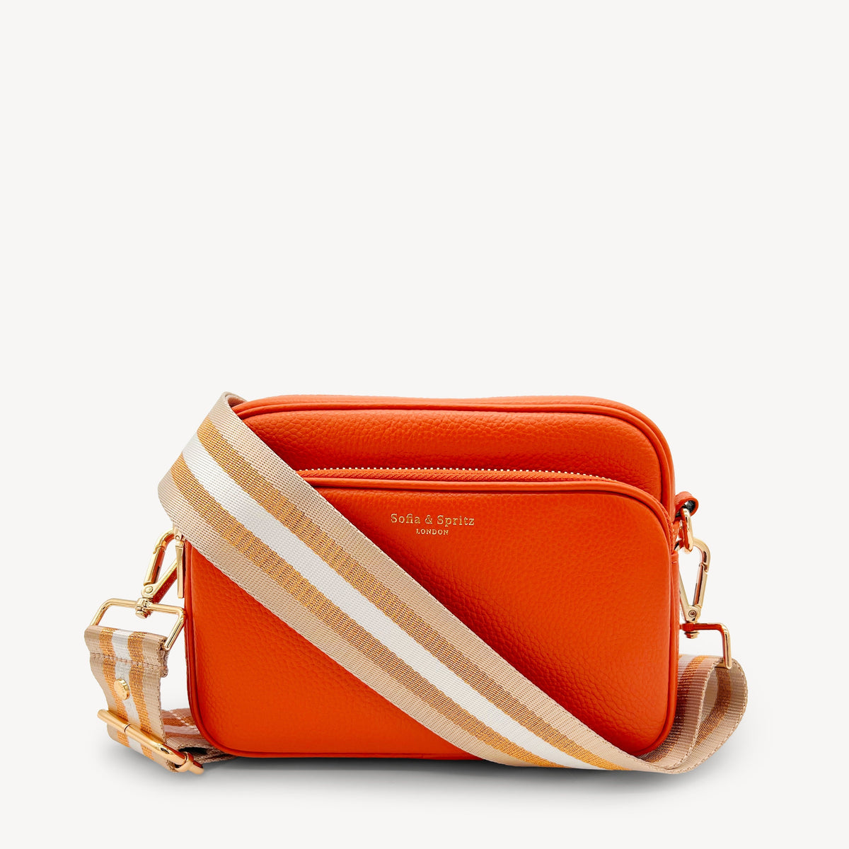 Champagne & Rose Gold Stripe Strap