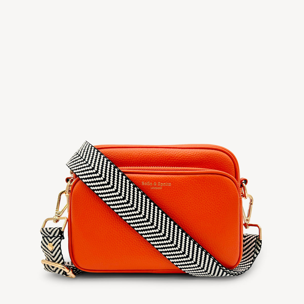 Black & White Chevron Strap