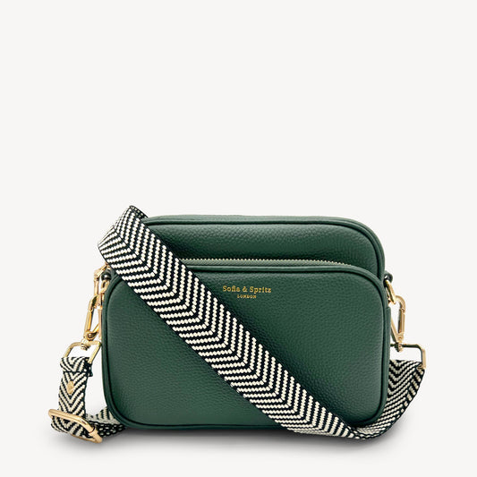 Black & White Chevron Strap
