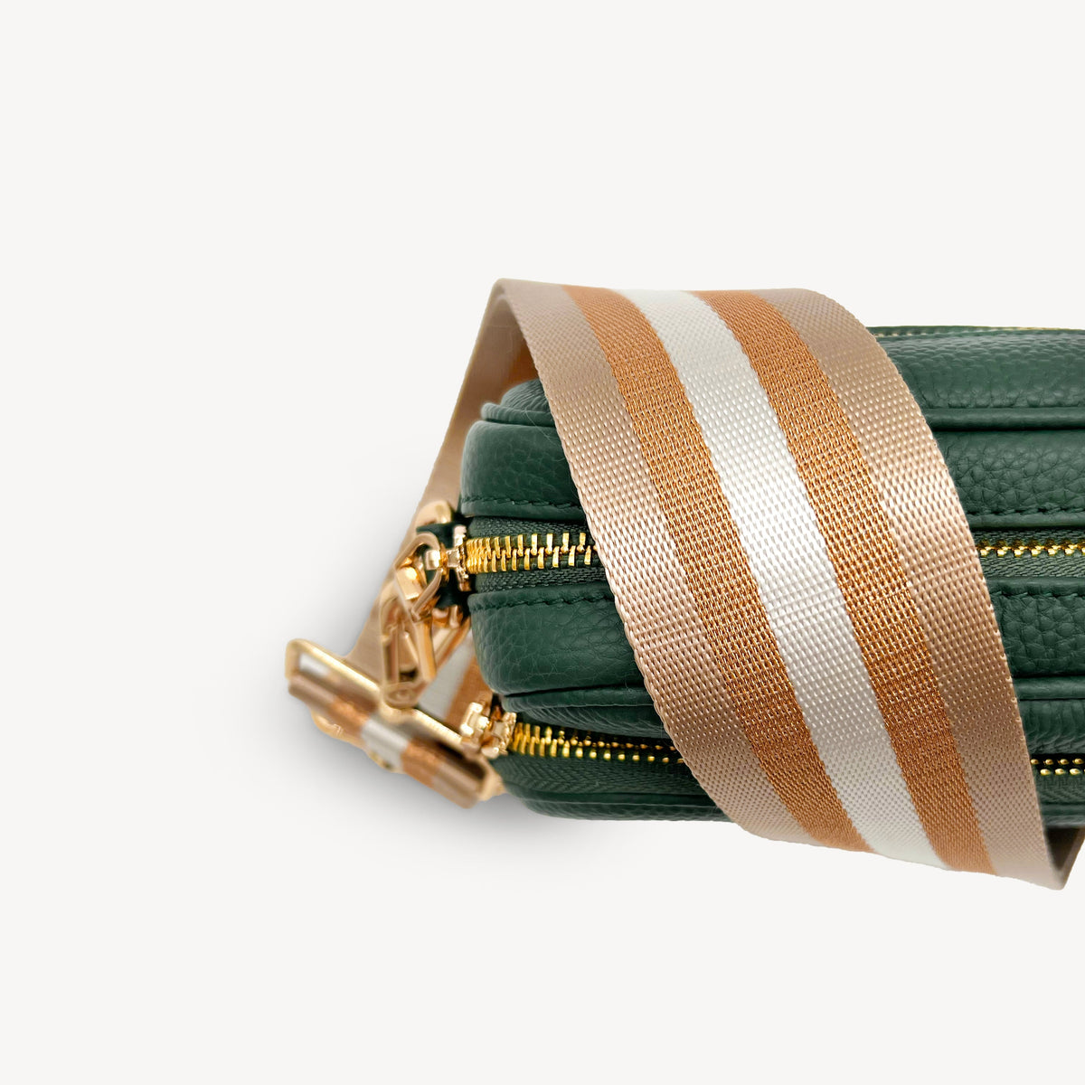 Champagne & Rose Gold Stripe Strap