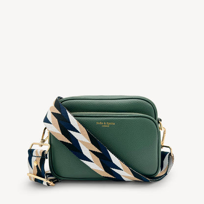 Navy & White Mosaic Strap