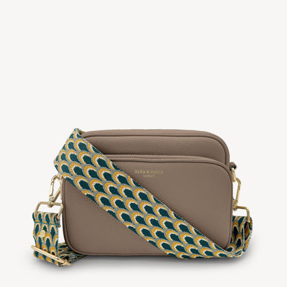 Teal Peacock Strap