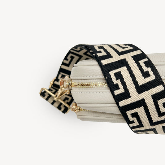 Black & Stone Greek Strap