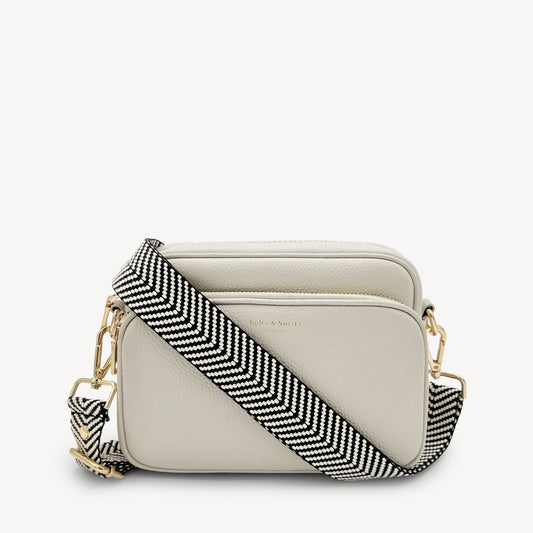 Black & White Chevron Strap