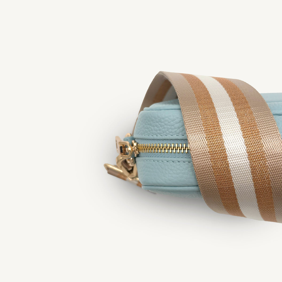 Champagne & Rose Gold Stripe Strap