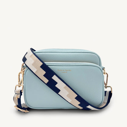 Navy, Stone & Tan Puzzle Strap