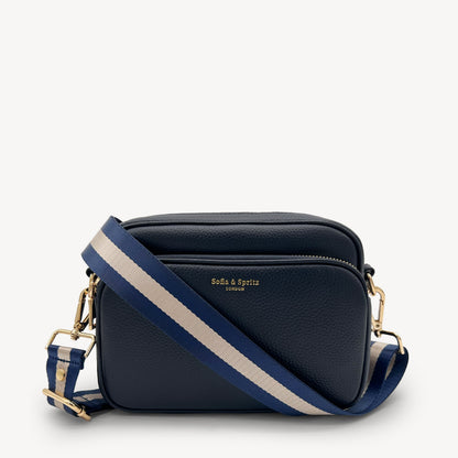 Navy & Gold Stripe Strap