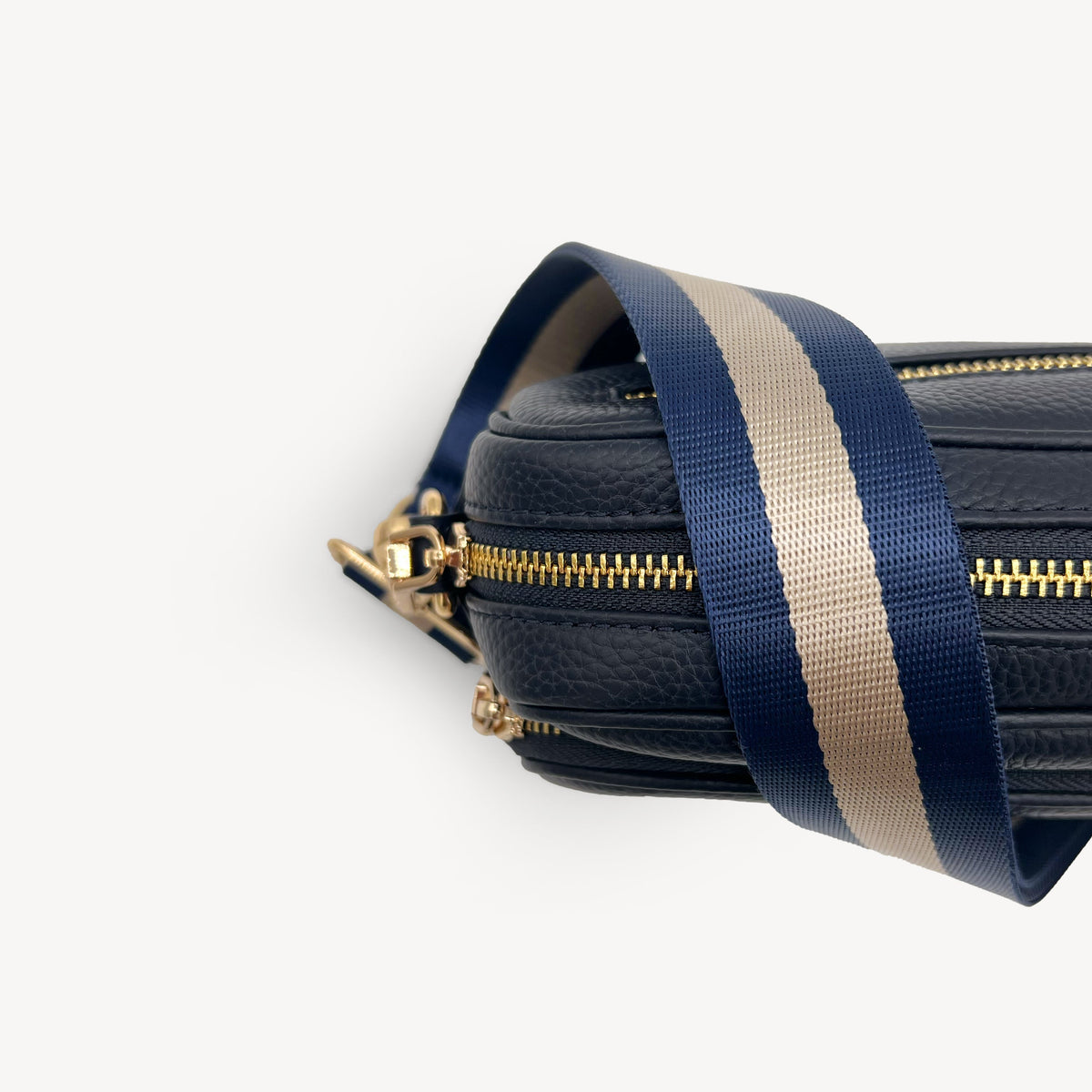 Navy & Gold Stripe Strap