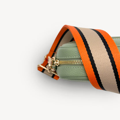 Orange, Tan & Black Stripe Strap