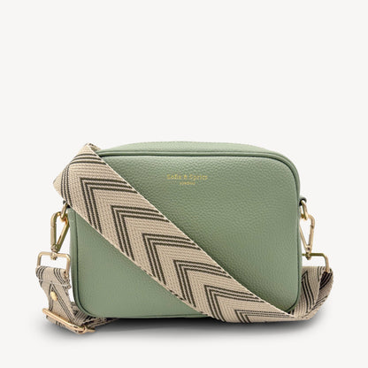 Olive Green & Stone Arrow Strap