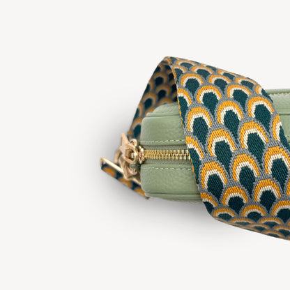 Teal Peacock Strap