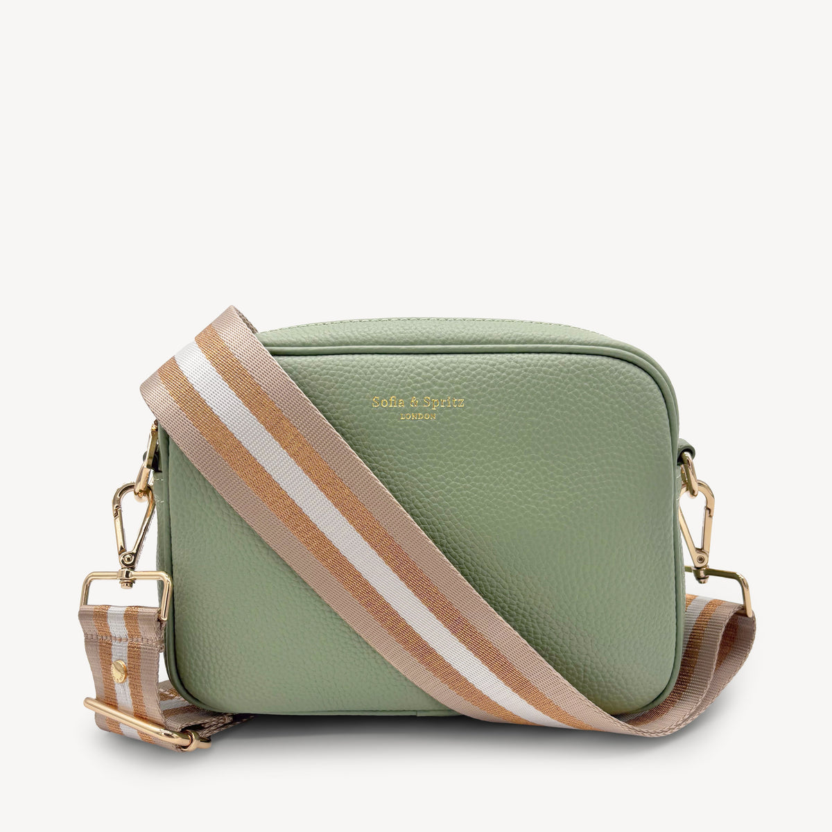 Champagne & Rose Gold Stripe Strap