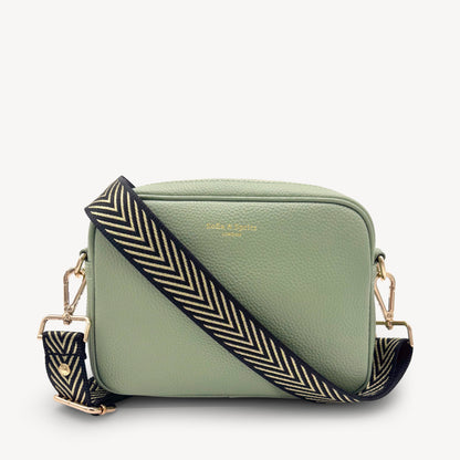 Black & Gold Chevron Strap