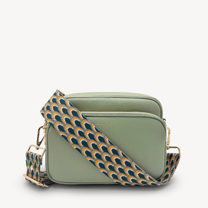 Teal Peacock Strap