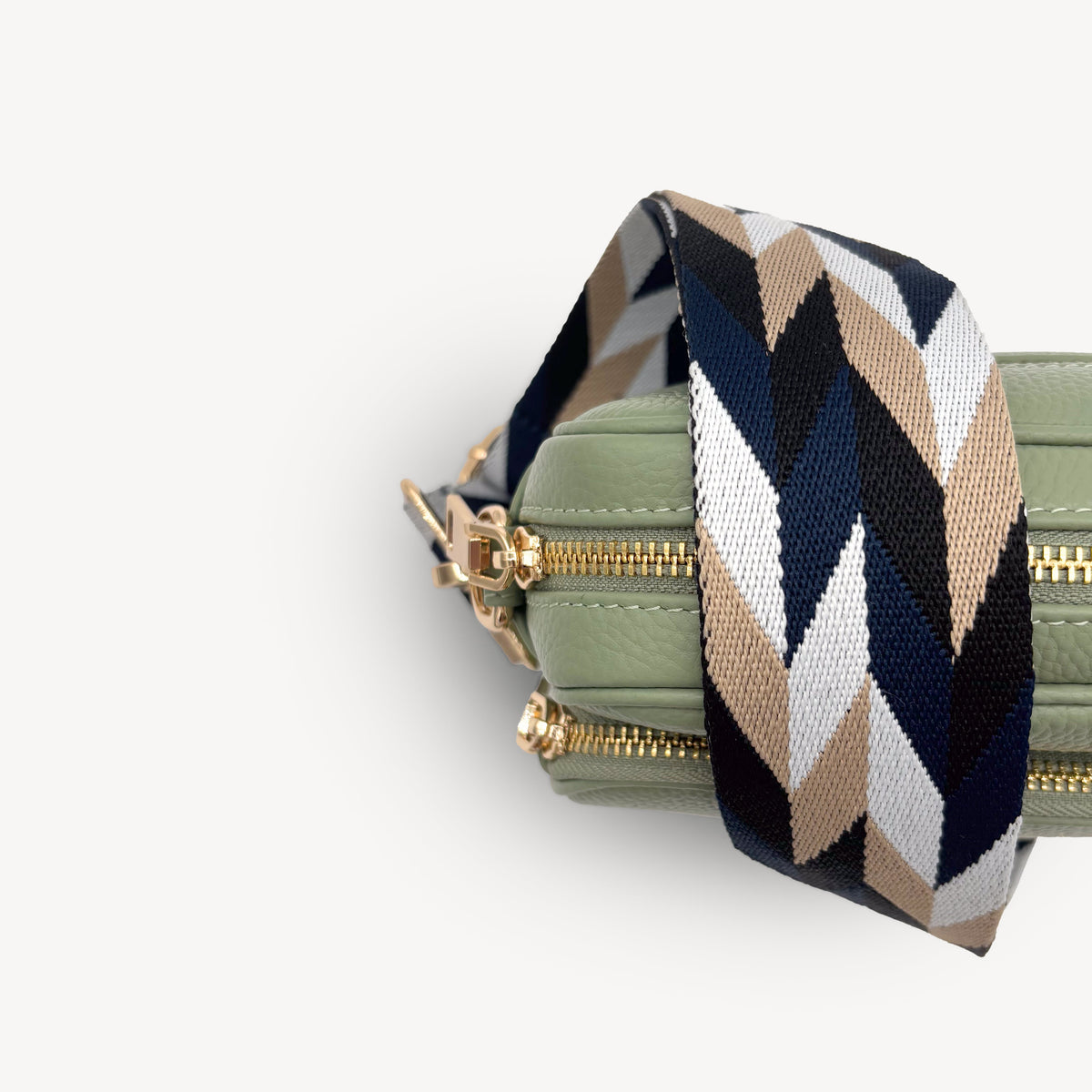 Navy & White Mosaic Strap