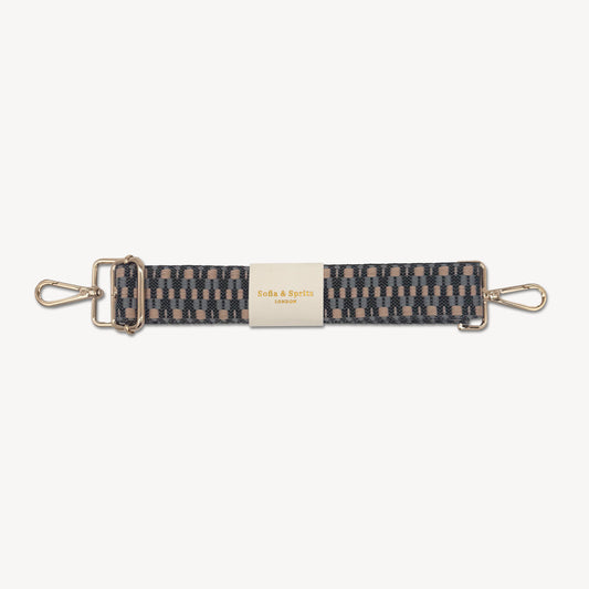 Blue & Stone Zigzag Strap