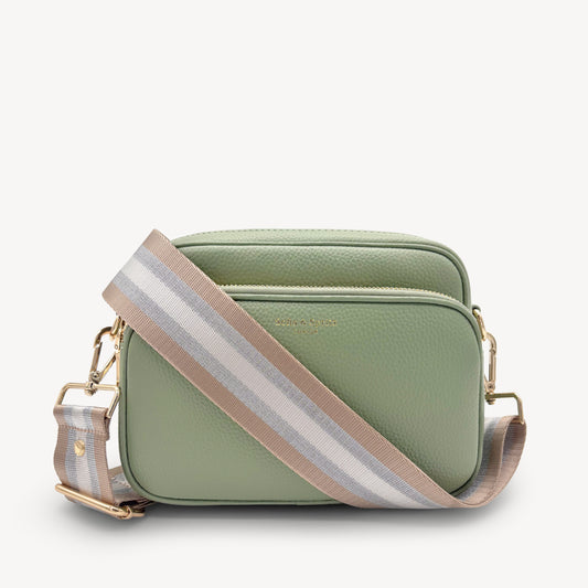 Champagne & Silver Stripe Strap
