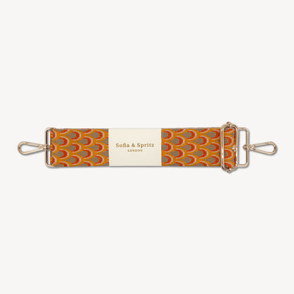 Burnt Orange Peacock Strap