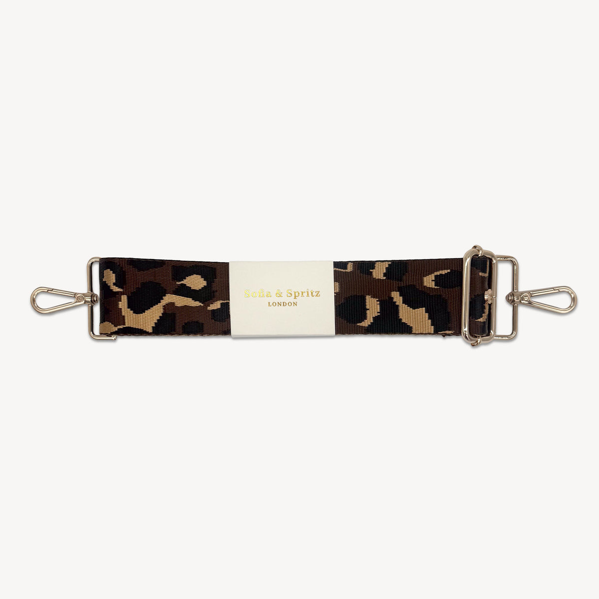 Brown & Gold Leopard Strap