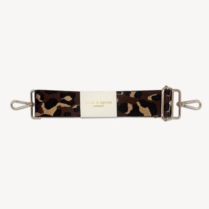 Brown & Gold Leopard Strap