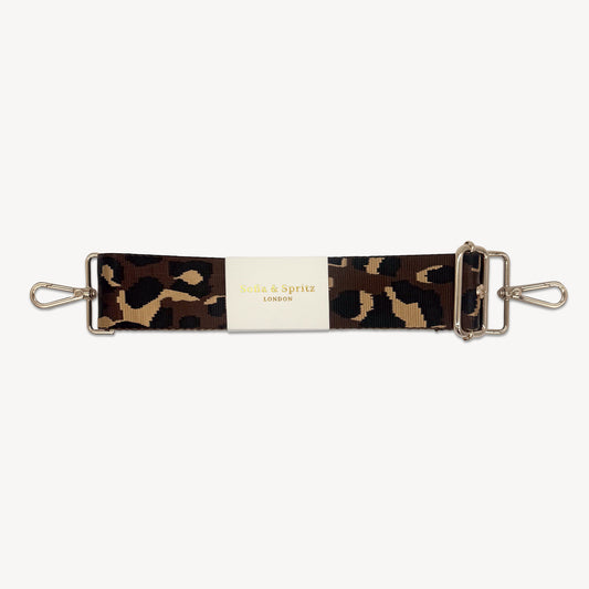 Brown & Gold Leopard Strap