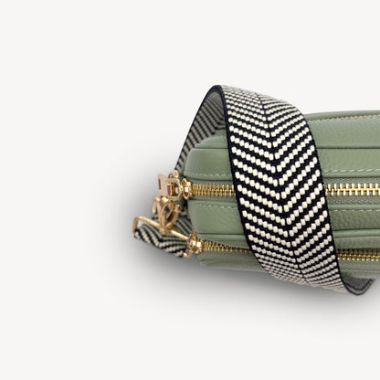 Black & White Chevron Strap