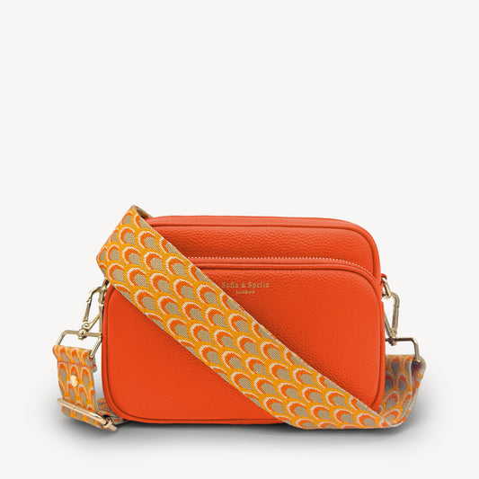 Burnt Orange Peacock Strap