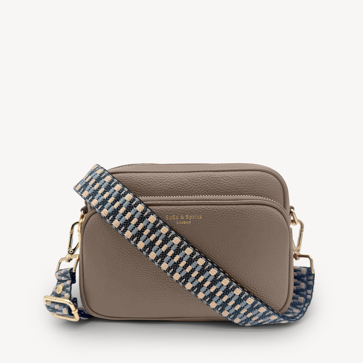 Blue & Stone Zigzag Strap