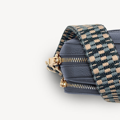 Blue & Stone Zigzag Strap