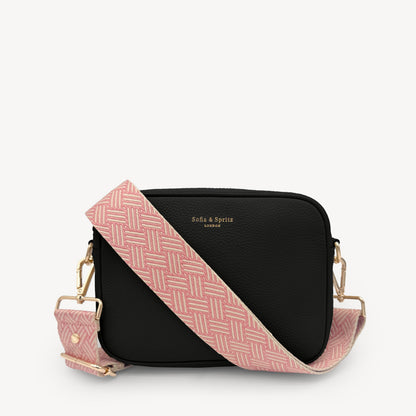 Pink & Stone Weave Strap