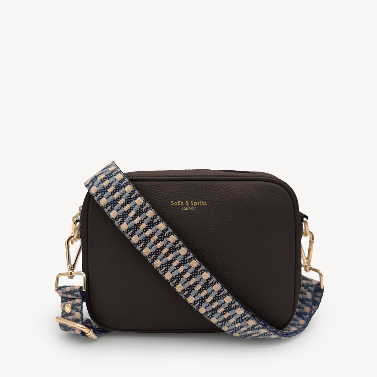 Blue & Stone Zigzag Strap