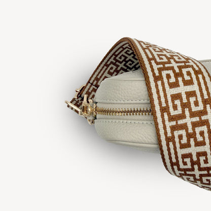 Tan & Stone Greek Strap
