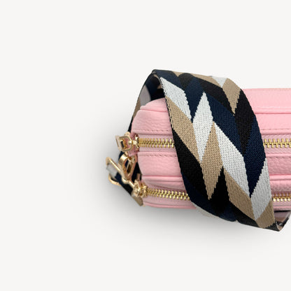 Navy & White Mosaic Strap