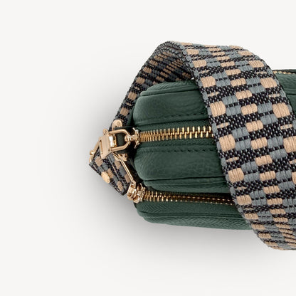 Blue & Stone Zigzag Strap