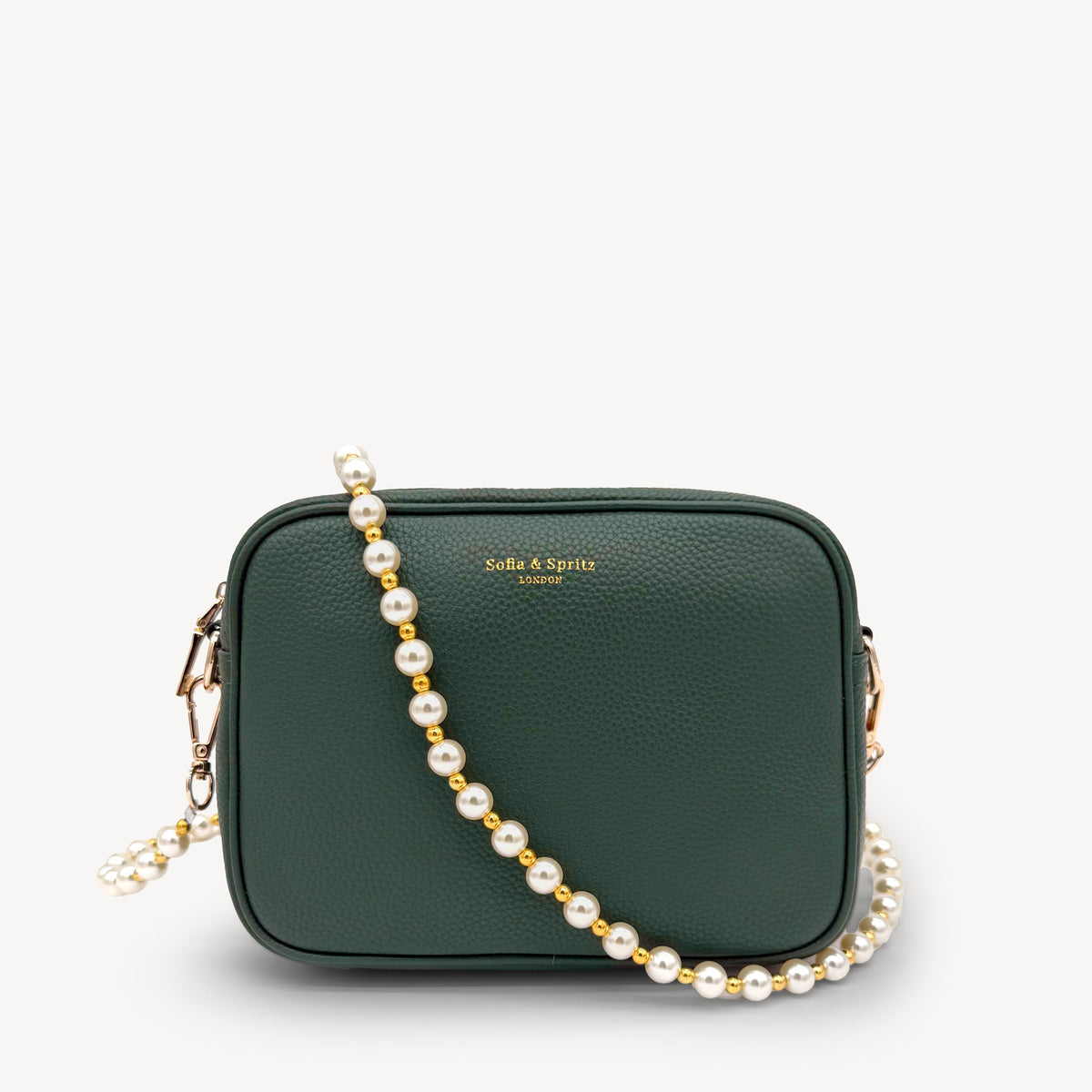 Pearl & Gold Bead Strap